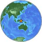 Earthquake location 0.3431S, 126.4471W
