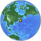 Earthquake location 49.3551S, 154.8236W