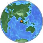 Earthquake location 4.7365S, 94.5122W