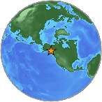 Earthquake location 59.016S, -136.713W