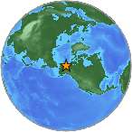 Earthquake location 70.4726S, -143.3188W