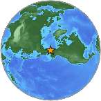 Earthquake location 67.5816S, -162.6224W